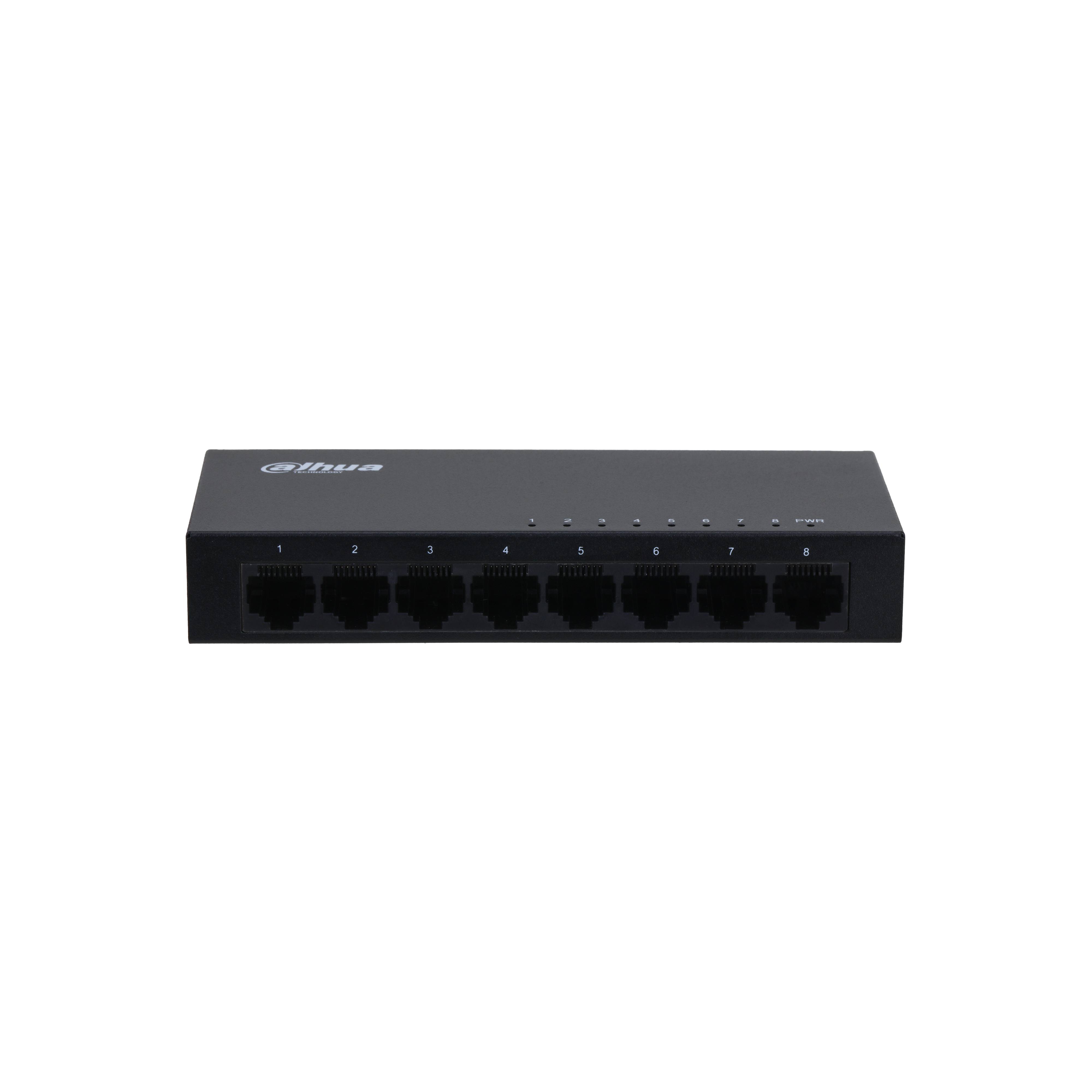 DAHUA PFS3008-8GT SWITCH GIGABIT 8 PTO NB - DAHUA PFS3008-8GT SWITCH GIGABIT 8 PTO NB -